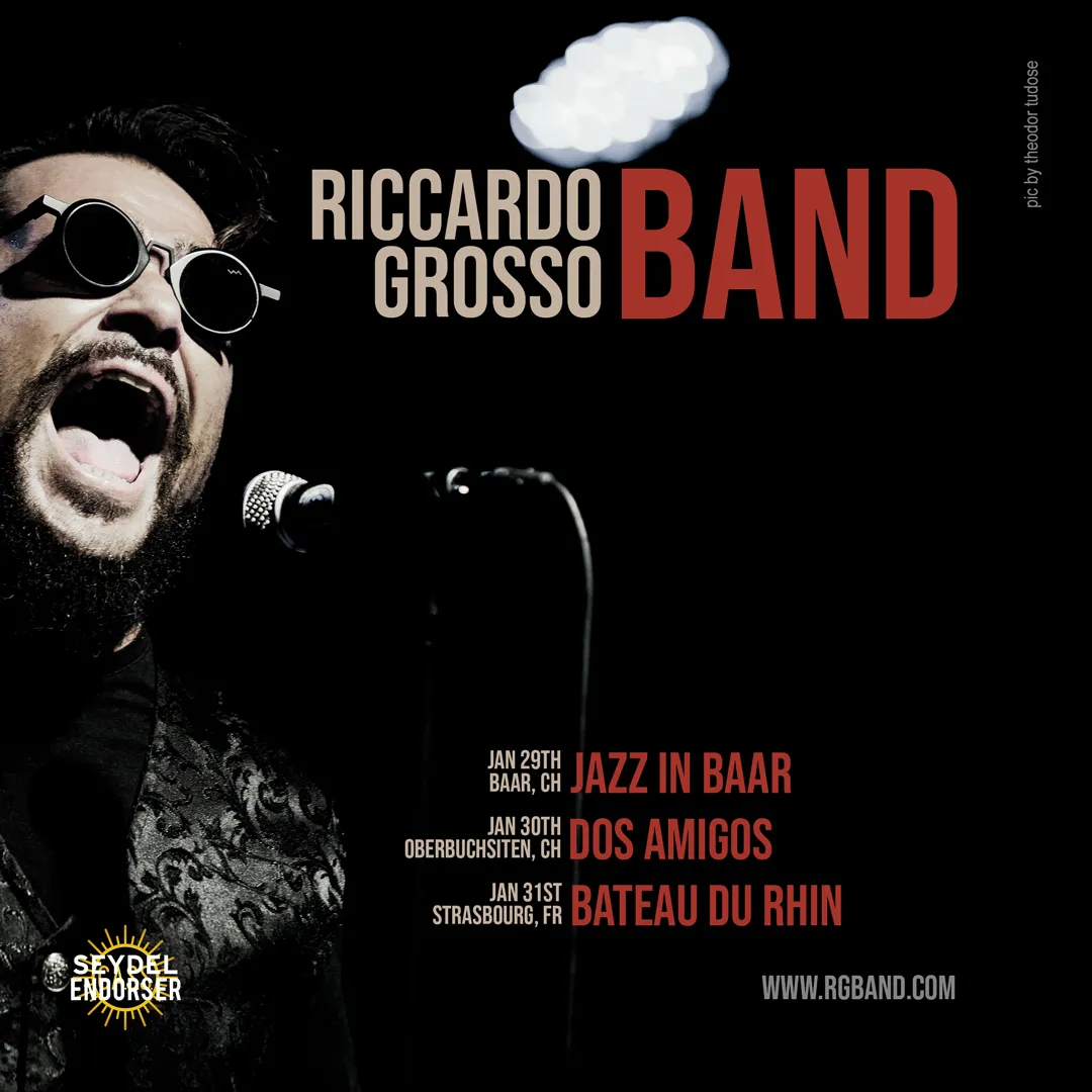From the Netherlands to the Alps – Riccardo Grosso Band Live in Switzerland and France